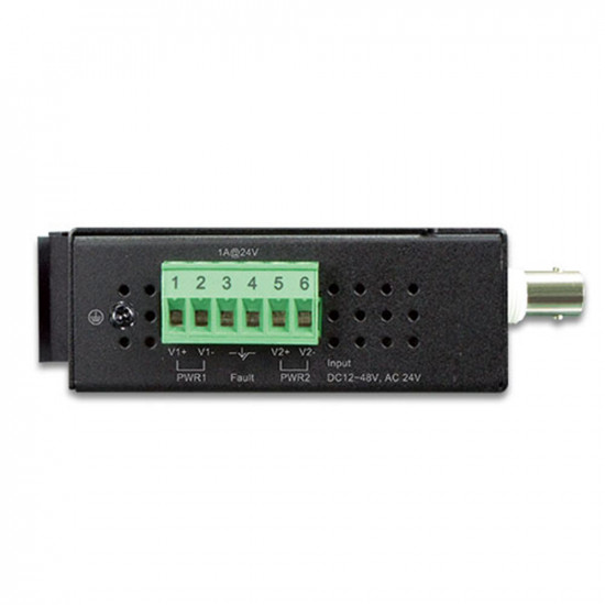 IVC-234GT Industrial 1-Port BNC / RJ11 to 4-Port Gigabit Ethernet Extender