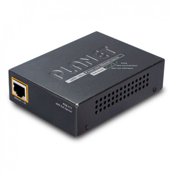 POE-171 - Single-Port 10/100/1000Mbps Ultra PoE Injector (60 Watts) 