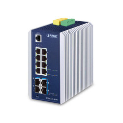 IGS-6325-8T4X Industrial L3 8-Port 10/100/1000T + 4-Port 10G SFP+ Managed Ethernet Switch